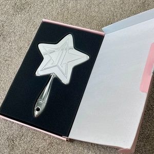 Silver Jeffree Star Mirror With Box Chrome Pink Makeup A